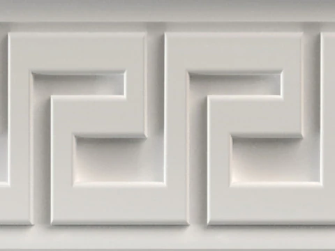 Wall molding plinth decor for CNC router 3D print model 3D Print Model