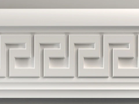 Wall molding plinth decor for CNC router 3D print model 3D Print Model