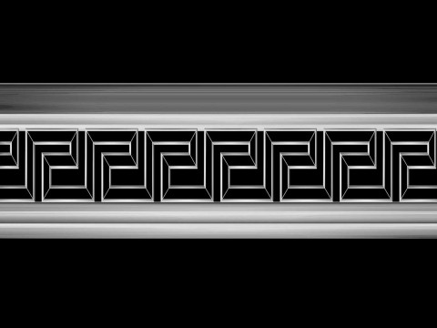 Wall molding plinth decor for CNC router 3D print model Model Cetak 3D