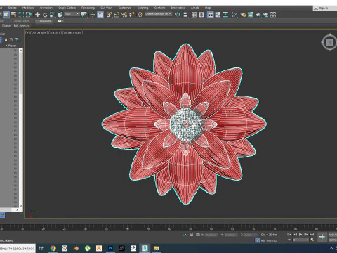 Flower for CNC Router 3D Print Model 3D Print Model