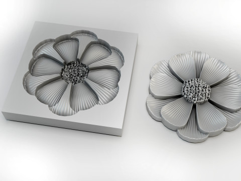 Flower - silicone mold for 3D printer in stl format 3D Print Model
