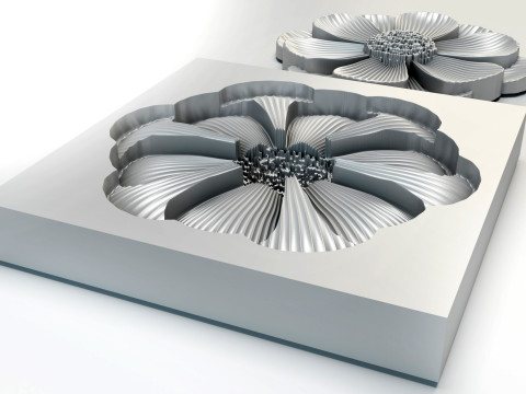 Flower - silicone mold for 3D printer in stl format 3D Принт Модель