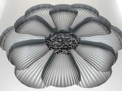 Flower - silicone mold for 3D printer in stl format 3D Принт Модель