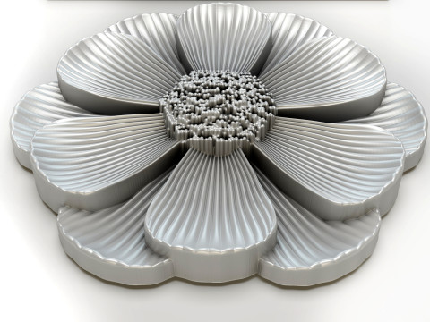Flower - silicone mold for 3D printer in stl format 3D Принт Модель