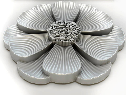 Flor - molde de silicone para impressora 3D em formato stl Modelo de Impressão 3D