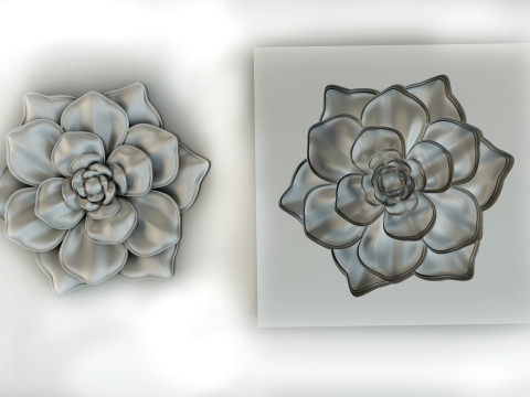Flower - silicone mold for 3D printer in stl format 3D Print Model