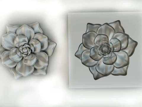 Flower - silicone mold for 3D printer in stl format 3D Print Model