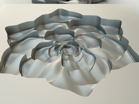 Flower - silicone mold for 3D printer in stl format 3D Print Model