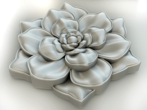 Flower - silicone mold for 3D printer in stl format 3D Print Model
