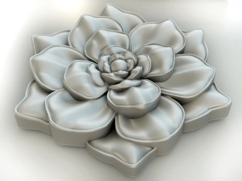 Flower - silicone mold for 3D printer in stl format 3D Print Model