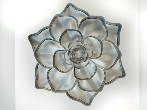 Flower - silicone mold for 3D printer in stl format 3D Print Model