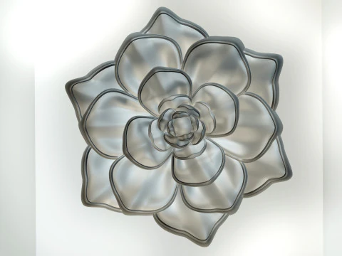 Flower - silicone mold for 3D printer in stl format 3D Print Model