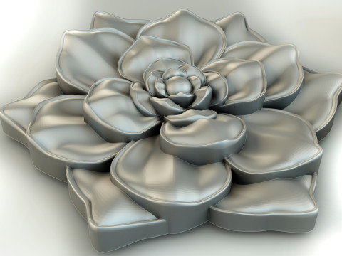 Flower - silicone mold for 3D printer in stl format 3D Print Model