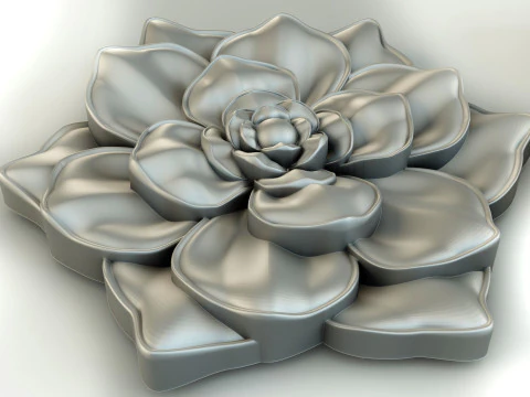 Flower - silicone mold for 3D printer in stl format 3D Print Model
