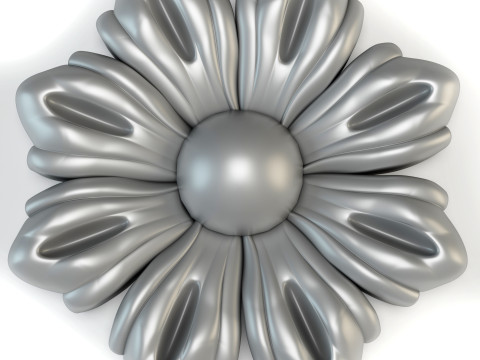 3D STL MODEL OF A FLOWER FOR CNC ROUTER or 3D printing Modelo de impresión 3D