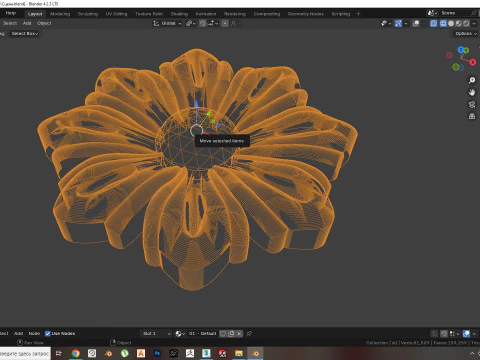MODELLO 3D STL DI UN FIORE PER ROUTER CNC o stampa 3D Modello di stampa 3D