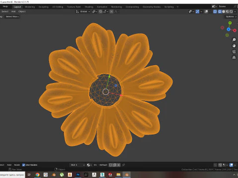 MODELLO 3D STL DI UN FIORE PER ROUTER CNC o stampa 3D Modello di stampa 3D