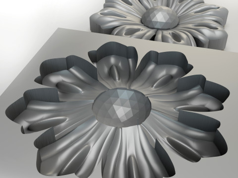 Flower - Silicone or Plaster Mold 3D Print Model 3D Print Model
