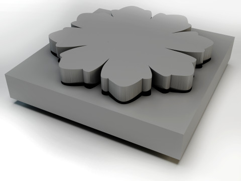 Flower - Silicone or Plaster Mold 3D Print Model 3D Print Model