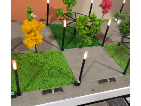 PUBLIC LIGHTING POLE 3D Print Model