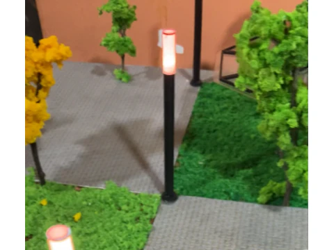 公共照明ポール 3Dプリントモデル
