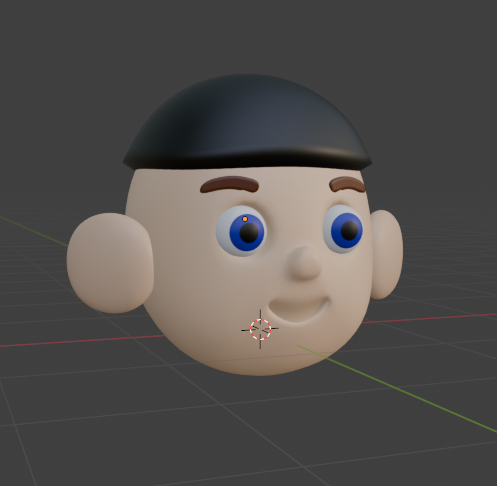 Boys head 3D Model .c4d .max .obj .3ds .fbx .stl .blend 