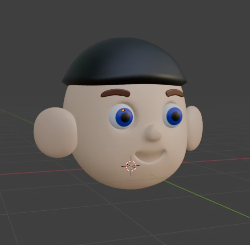 Boys head 3D Model .c4d .max .obj .3ds .fbx .stl .blend 