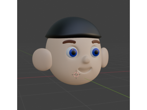 Boys head 3D मॉडल