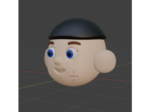 Boys head 3D Model
