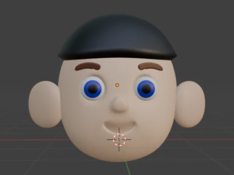 Boys head 3D Model
