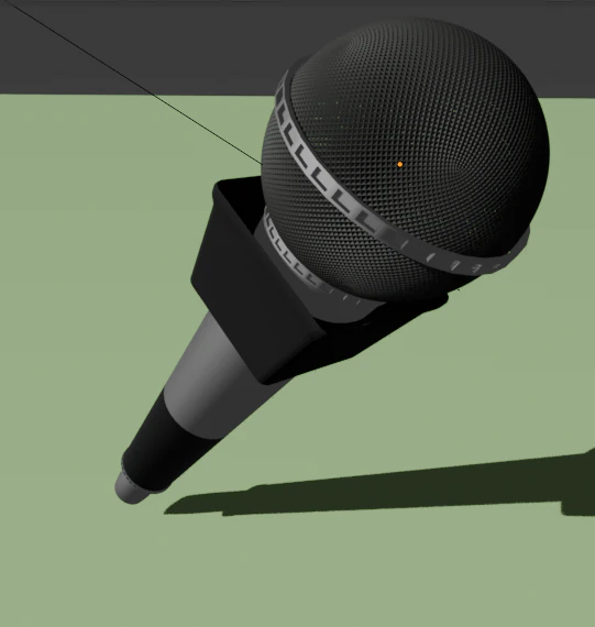 Microfono Modello 3D .c4d .max .obj .3ds .fbx .stl .blend 