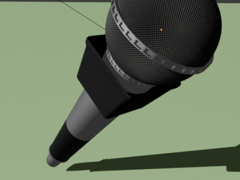Microphone 3D मॉडल