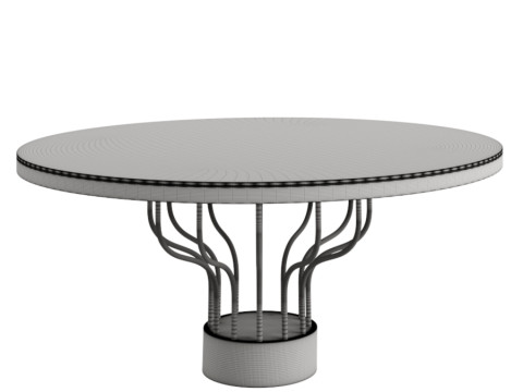 Table and chair 3D Model