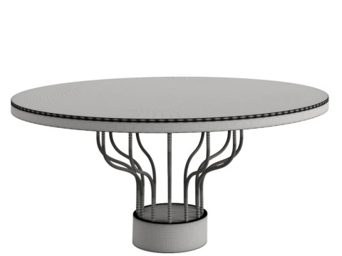 Table and chair 3D Model