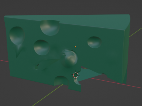 Mutated cheese 3D Model