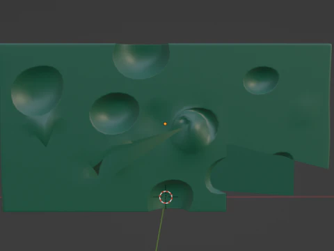Mutated cheese 3D Model