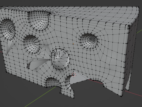 Mutated cheese 3D 모델