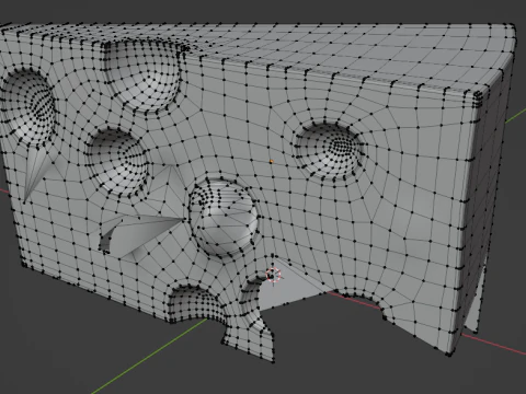 Mutated cheese 3D Model