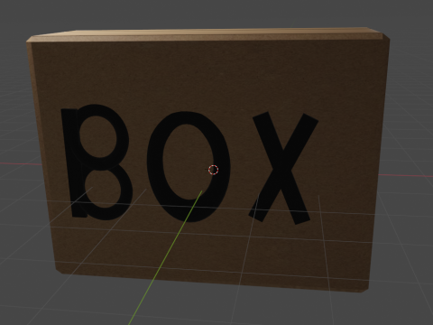 Ackage Cardboard Trapezoid Box 3D मॉडल