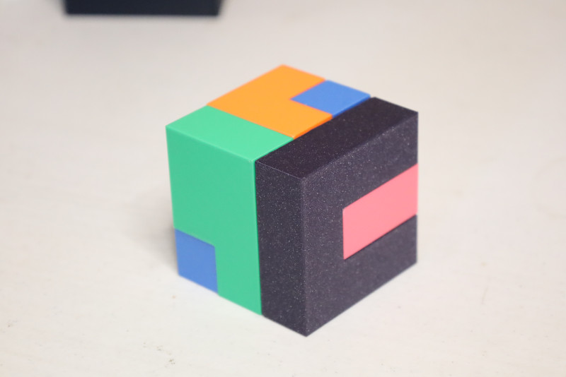 Difficult Cube Puzzle 3D Print Model .c4d .max .obj .3ds .fbx .stl .blend 