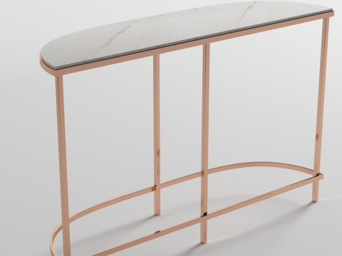 Console table Arc Modello 3D