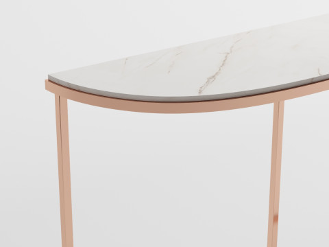 Console table Arc Modello 3D