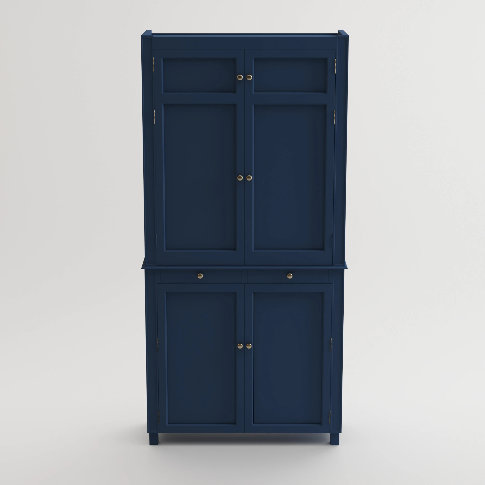 Kabinet blue closet 3D Model .c4d .max .obj .3ds .fbx .stl .blend 