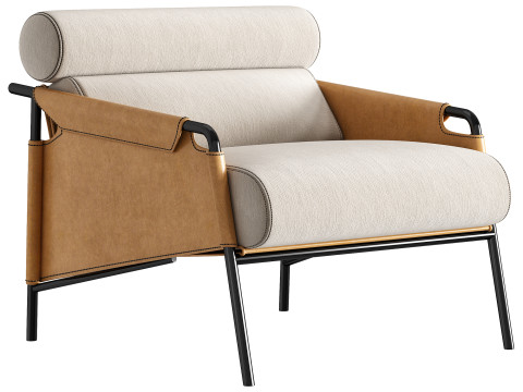 Roll Armchair 3D Model