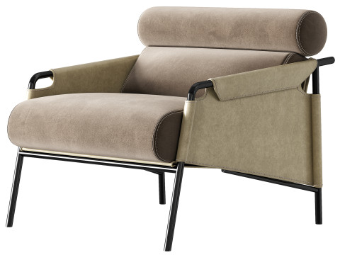 Roll Armchair 3D Model