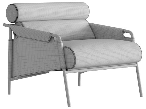 Roll Armchair 3D Model