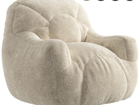 Bean Bag Chair 3D Model