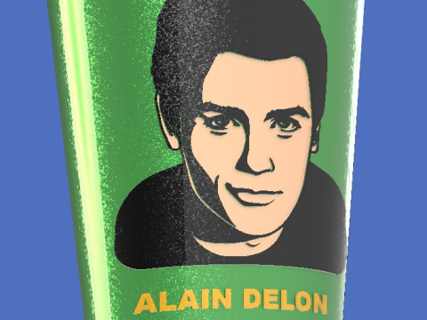 Actor Alain Delon Belmondo 3D मॉडल