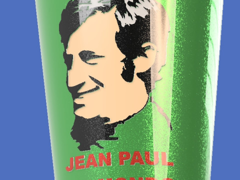 Actor Alain Delon Belmondo 3D मॉडल