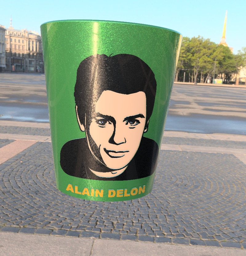 Actor Alain Delon Belmondo 3D मॉडल .c4d .max .obj .3ds .fbx .stl .blend